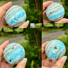 Load image into Gallery viewer, Blue Aragonite Spheres
