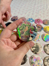 Load image into Gallery viewer, Handmade Button Pins | Vintage, Whimsical & Pop Culture Designs