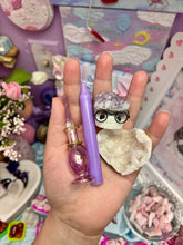 Load image into Gallery viewer, Lavender Wishes Ritual Kit 💜 Amethyst Crystal Bundle & Egyptian Perfume Bottle