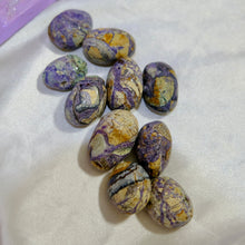 Load image into Gallery viewer, Purple Brecciated Jasper Crystal Tumbles ✨ Healing Stones for Balance, Protection & Calm