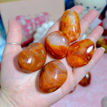 Load image into Gallery viewer, Carnelian Palm Stone ✨ Confidence & Motivation Crystal