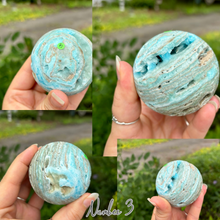 Load image into Gallery viewer, Blue Aragonite Spheres