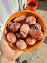 Load image into Gallery viewer, Red Hematoid Quartz Palm Stones