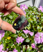 Load image into Gallery viewer, Candy Rainbow Fluorite Geo Free Forms (not edible) *imperfections