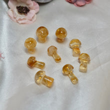 Load image into Gallery viewer, Citrine Micro Mushrooms