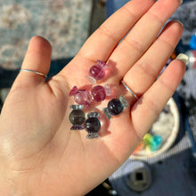 Load image into Gallery viewer, Mini Fluorite "Candy" Carvings