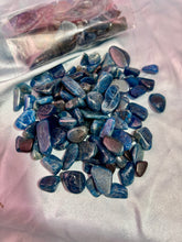 Load image into Gallery viewer, Blue Apatite Crystal Chip Bag | 3.5 oz Crystal Chips for Spell Jars, Crafts & Decor