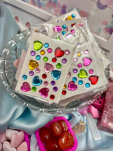 Load image into Gallery viewer, Y2K Gem Heart Stickers ✨ Colorful Rhinestone-Style Stickers