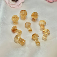 Load image into Gallery viewer, Citrine Micro Mushrooms