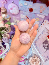 Load image into Gallery viewer, Lepidolite Crystal Sphere | Natural Purple Crystal Ball
