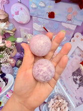 Load image into Gallery viewer, Lepidolite Crystal Sphere | Natural Purple Crystal Ball