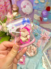 Load image into Gallery viewer, Pink Opal Mini Crystal Basket | Tiny Peru Pink Opal Tumbles