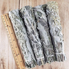 Load image into Gallery viewer, Wild Harvested Mugwort "Black Sage" Cleansing Wand • 7–8"+ Dream Herb