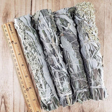 Load image into Gallery viewer, Wild Harvested Mugwort "Black Sage" Cleansing Wand • 7–8"+ Dream Herb