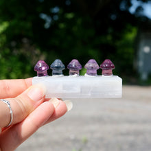 Load image into Gallery viewer, Fluorite Mini Carving Mushroom