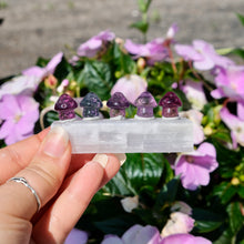 Load image into Gallery viewer, Fluorite Mini Carving Mushroom