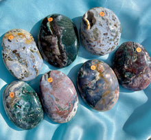 Load image into Gallery viewer, Stormy Galaxy Jasper Palm Stones