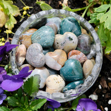 Load image into Gallery viewer, Intuitively Selected Ocean Jasper Hearts