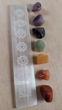 Load image into Gallery viewer, Satin Spar Selenite Chakra Charging Plate
