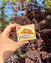 Load image into Gallery viewer, Hem Incense Cones- Copal (Box of 10 Cones)