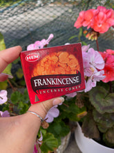 Load image into Gallery viewer, Hem Incense Cones- Frankincense (Box of 10 Cones)
