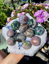 Load image into Gallery viewer, Ocean Jasper Palm Stones