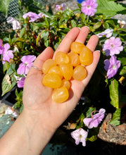 Load image into Gallery viewer, AAA High Quality Polished Sherbet Orange Calcite Tumbles