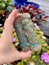 Load image into Gallery viewer, Wild Harvested Pennyroyal Cleaning Wand • 4–5" Protection Herb