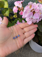 Load image into Gallery viewer, Evil Eye Protection Choker Necklace- gold