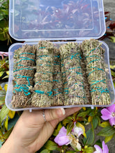 Load image into Gallery viewer, Wild Harvested Pennyroyal Cleaning Wand • 4–5" Protection Herb