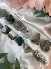 Load image into Gallery viewer, B Grade 8th Vein Orbicular Ocean Jasper Tumbles