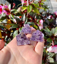 Load image into Gallery viewer, Orgone Resin Pyramid Amethyst - Crown Chakra
