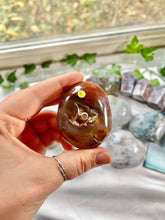 Load image into Gallery viewer, Orbicular Ocean Jasper 8th Vein Palm #8