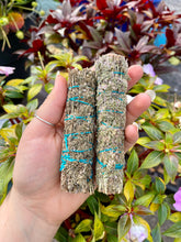 Load image into Gallery viewer, Wild Harvested Pennyroyal Cleaning Wand • 4–5" Protection Herb