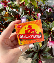 Load image into Gallery viewer, Hem Incense Cones- Dragons Blood (Box of 10 Cones)