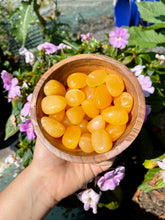 Load image into Gallery viewer, AAA High Quality Polished Sherbet Orange Calcite Tumbles