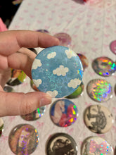 Load image into Gallery viewer, Handmade Button Pins | Vintage, Whimsical &amp; Pop Culture Designs

