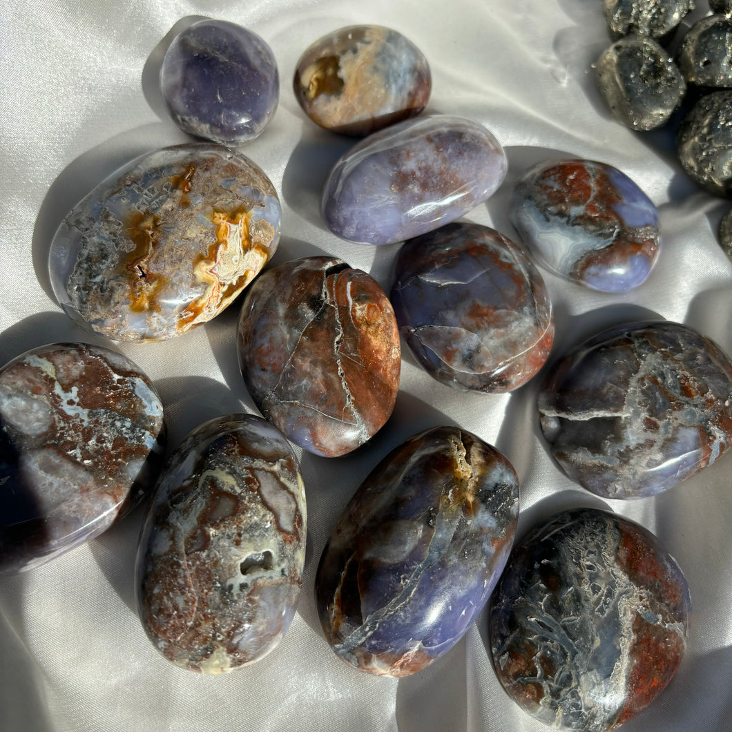 Rare A Grade Violet Agate Aka Violet Ocean Jasper