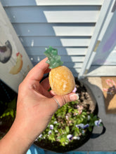 Load image into Gallery viewer, Tropic Cuties 💫Orange Calcite + Green Aventurine Pineapple✨🍍

