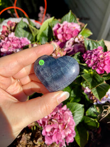 Blue Fluorite Hearts- You choose