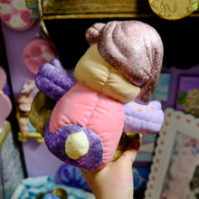 Load image into Gallery viewer, Hand Painted Disco Bear Bank ✨ Glitter Bear Curio
