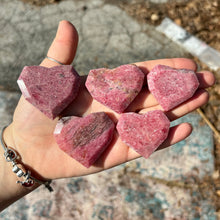 Load image into Gallery viewer, Rhodonite Hearts
