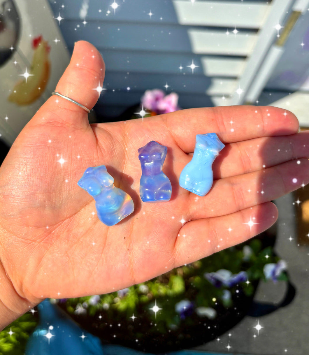 🫧 Bubble Babes 💙 Opalite Goddess Body Carvings