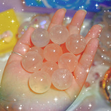 Load image into Gallery viewer, Juicy Rose Quartz Spheres
