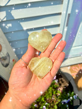 Load image into Gallery viewer, ☀️ Sunshine Drops 💫 Lemon Quartz Heart Carvings
