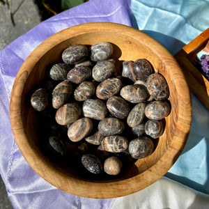 Black Moonstone Tumbles