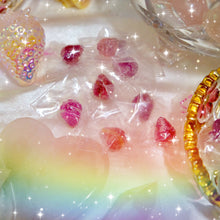 Load image into Gallery viewer, Strawberry Fluorite Mini Carving
