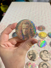 Load image into Gallery viewer, Handmade Button Pins | Vintage, Whimsical &amp; Pop Culture Designs
