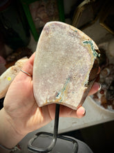 Load image into Gallery viewer, Pink Amethyst Slab on Stand
