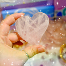 Load image into Gallery viewer, Rose Quartz Heart Gua Sha
